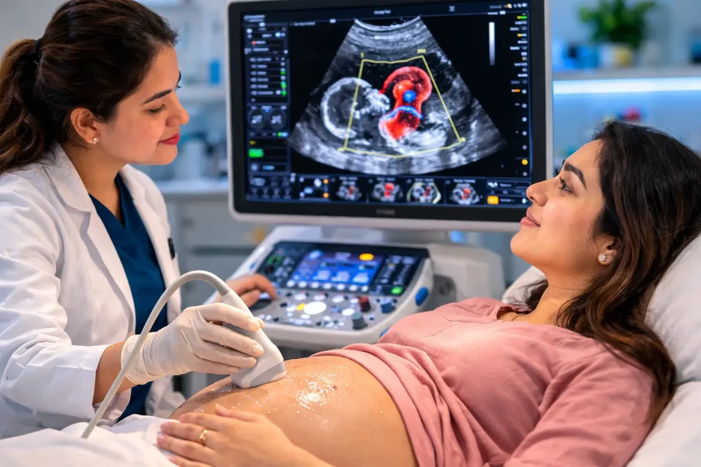 Fetal Echo Test in Delhi ultrasound scan of baby's heart