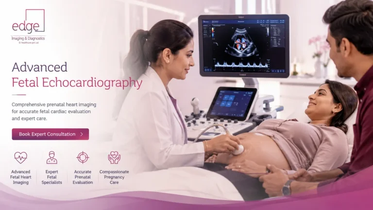 Advanced fetal echocardiography consultation scene