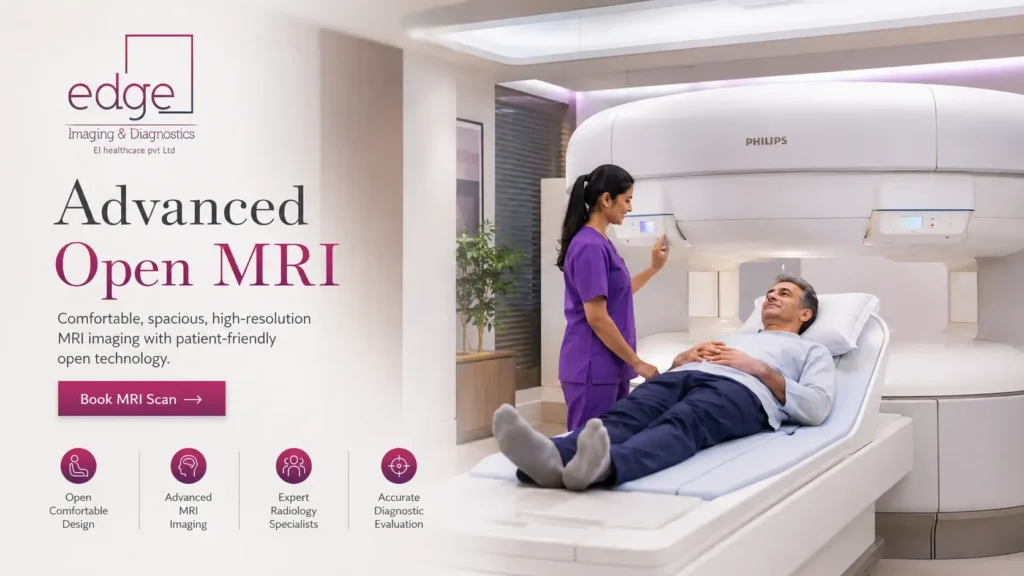 Advanced open MRI clinic advertisement