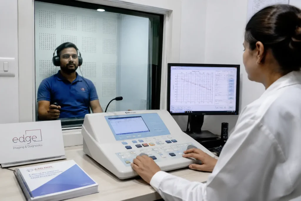 Hearing test equipment used by DG Approved Doctor in Delhi